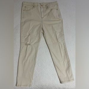 New Without Tags  Nicole miller sinew York size 16 High rise ankle skinny